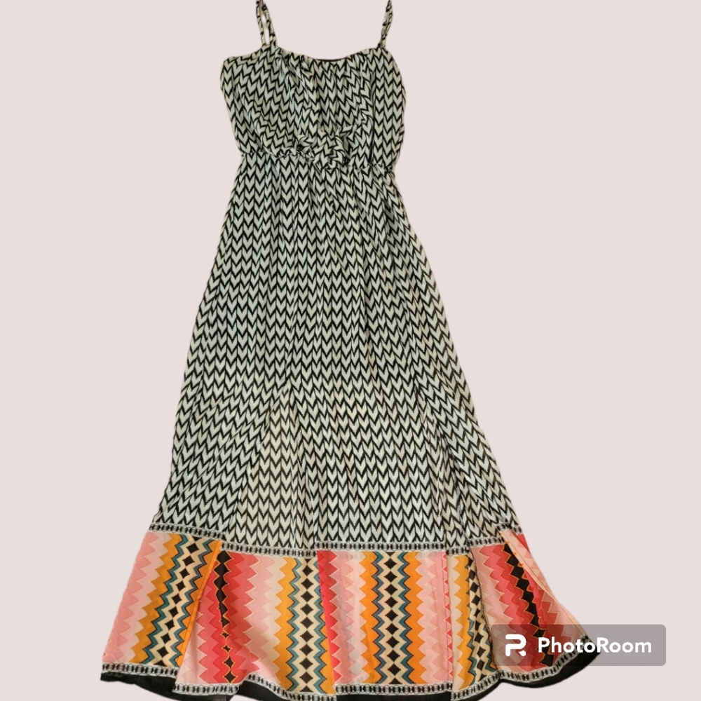 Chevron Maxi Summer Sundress